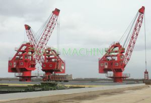 Gru portuale stazionaria azionata idraulicamente da 25 t