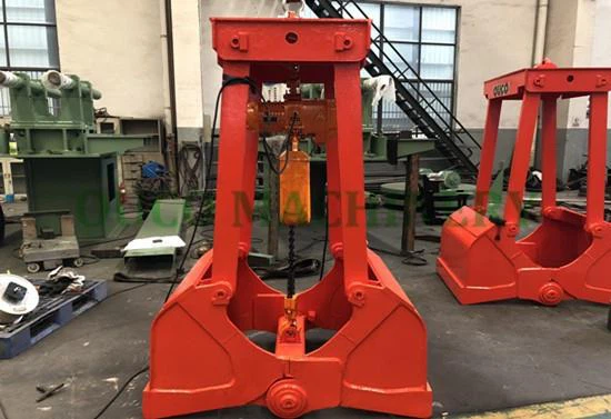 Benna di presa a conchiglia per paranco elettrico